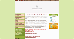 Desktop Screenshot of parc-gibier-laroche.be